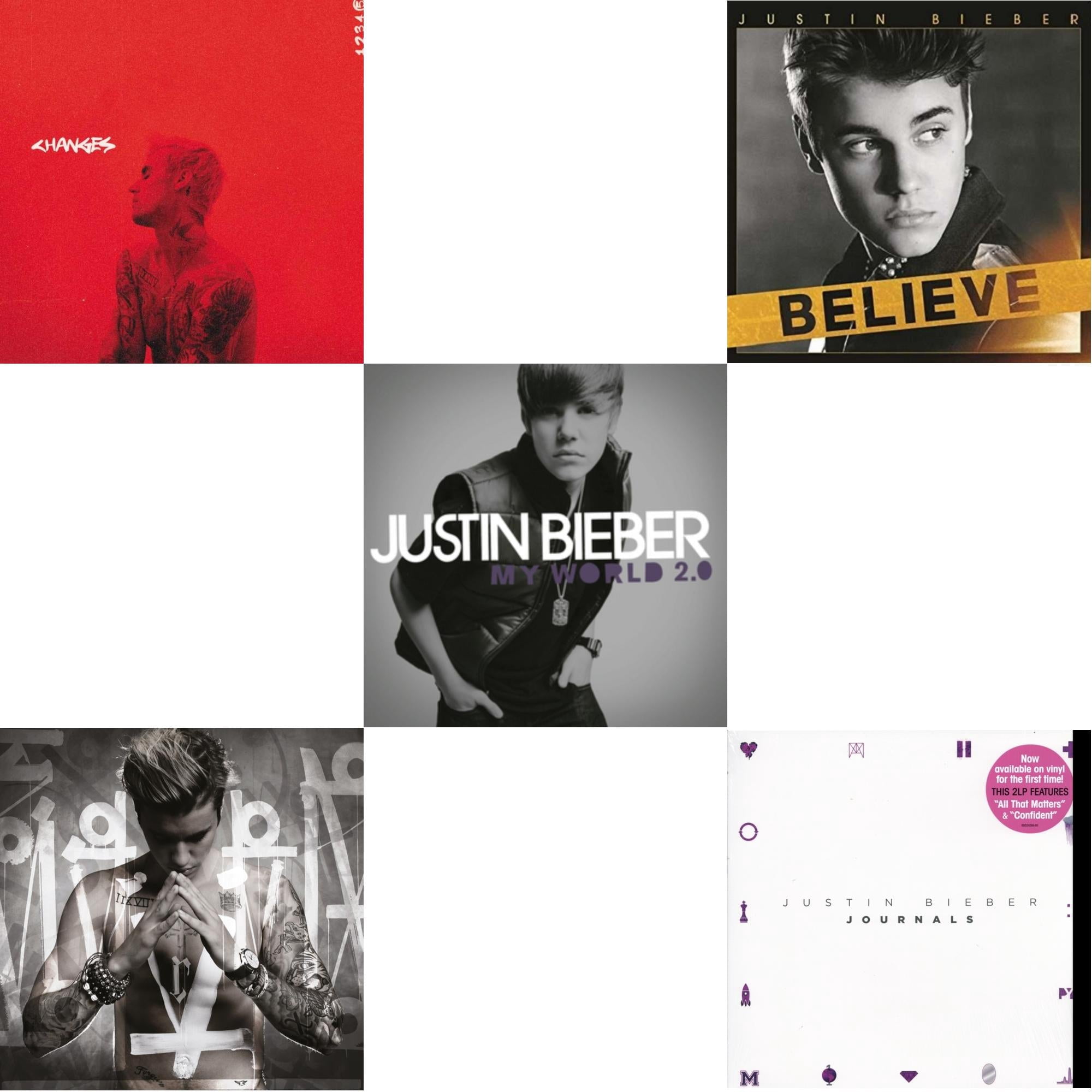 Justin Bieber Pop Music Collection of Modern and Classic hits on