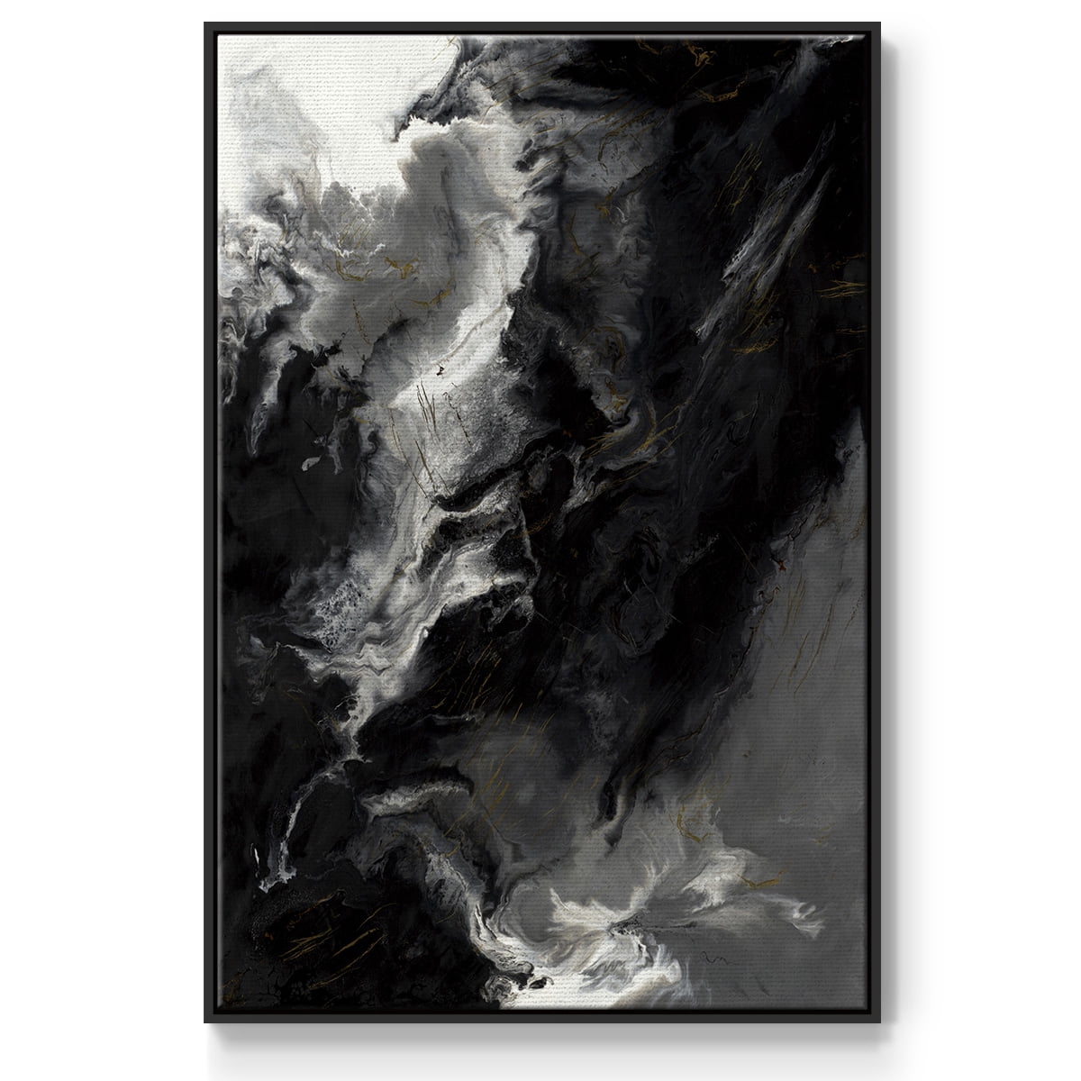 Changes Framed Premium Gallery Wrapped Canvas - Ready to Hang - 17 x 25 - Black Floating Frame