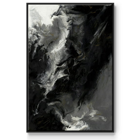 Changes Framed Premium Gallery Wrapped Canvas - Ready to Hang - 17 x 25 - Black Floating Frame