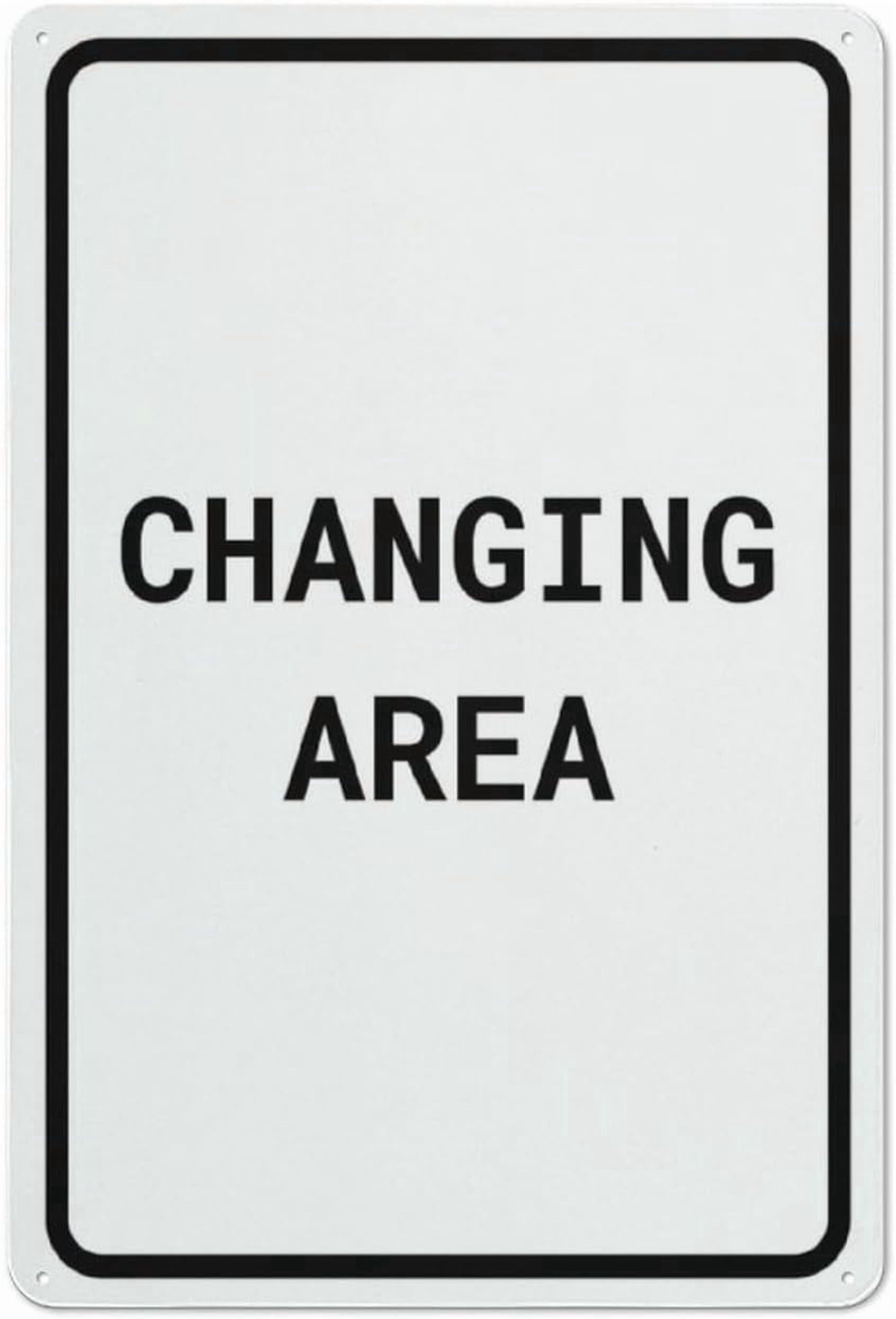 Changing Area Aluminum Sign 8