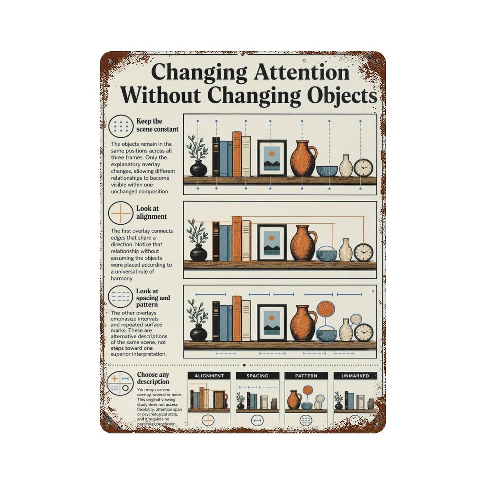 Changing Attention Views Decorative Art Poster Museum Style Decor_001 ...