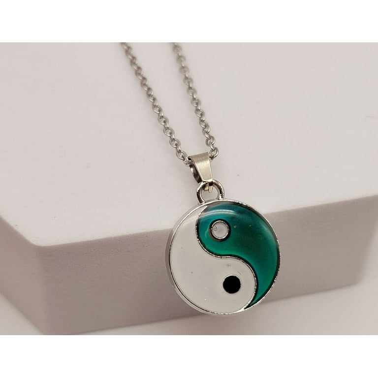 Changing Color Mood Stone Necklace Cute trending Mood necklace