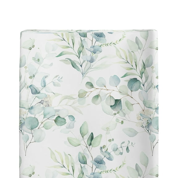 Changing Pad Cover Girl, Baby Changing Table Covers for Baby, Greenery