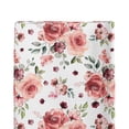 thumbnail image 1 of Changing Pad Cover for Baby, Changing Table Covers Rose floral, 1 of 2