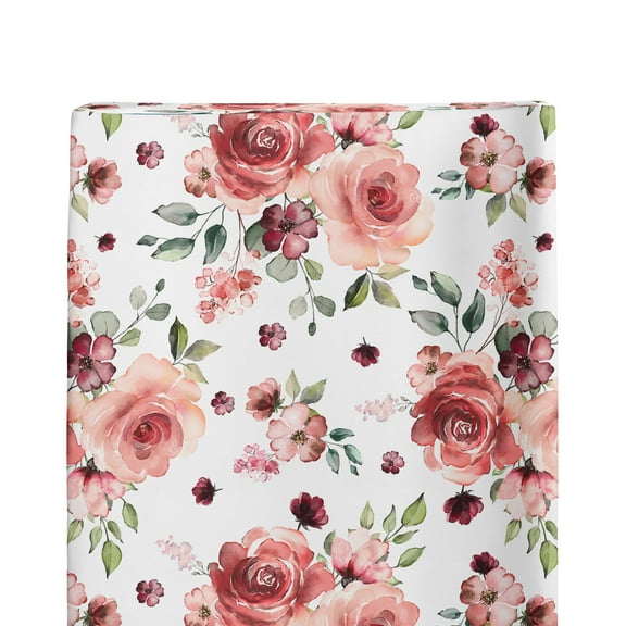 Changing Pad Cover for Baby, Changing Table Covers Rose floral