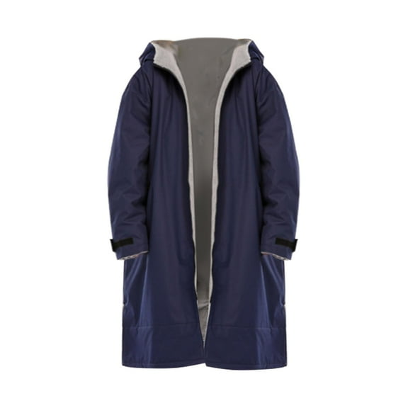 Changing Robe Jacket,Surf Changing Robe Jacket Women Men Poncho,Hooded Swimming Cloak Coat Windbreaker Polyester,Beach Surfing Pool Lining Anorak Raincoat Unisex,Thermal Warm Overcoat Rain