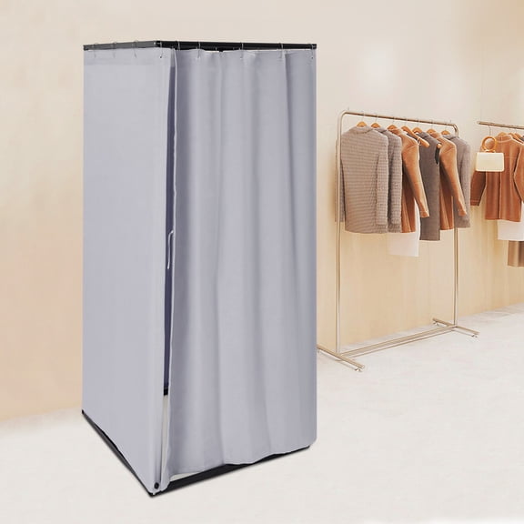 Changing Room, 85*85*200cm PortableFitting Room, PortableChanging Room with Curtain
