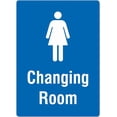 thumbnail image 1 of Changing Room Aluminum Sign 12 x 8 Inches - UV Protected, Waterproof, Weatherproof, Fade Resistant, 4 Pre-Drilled Holes, 1 of 6