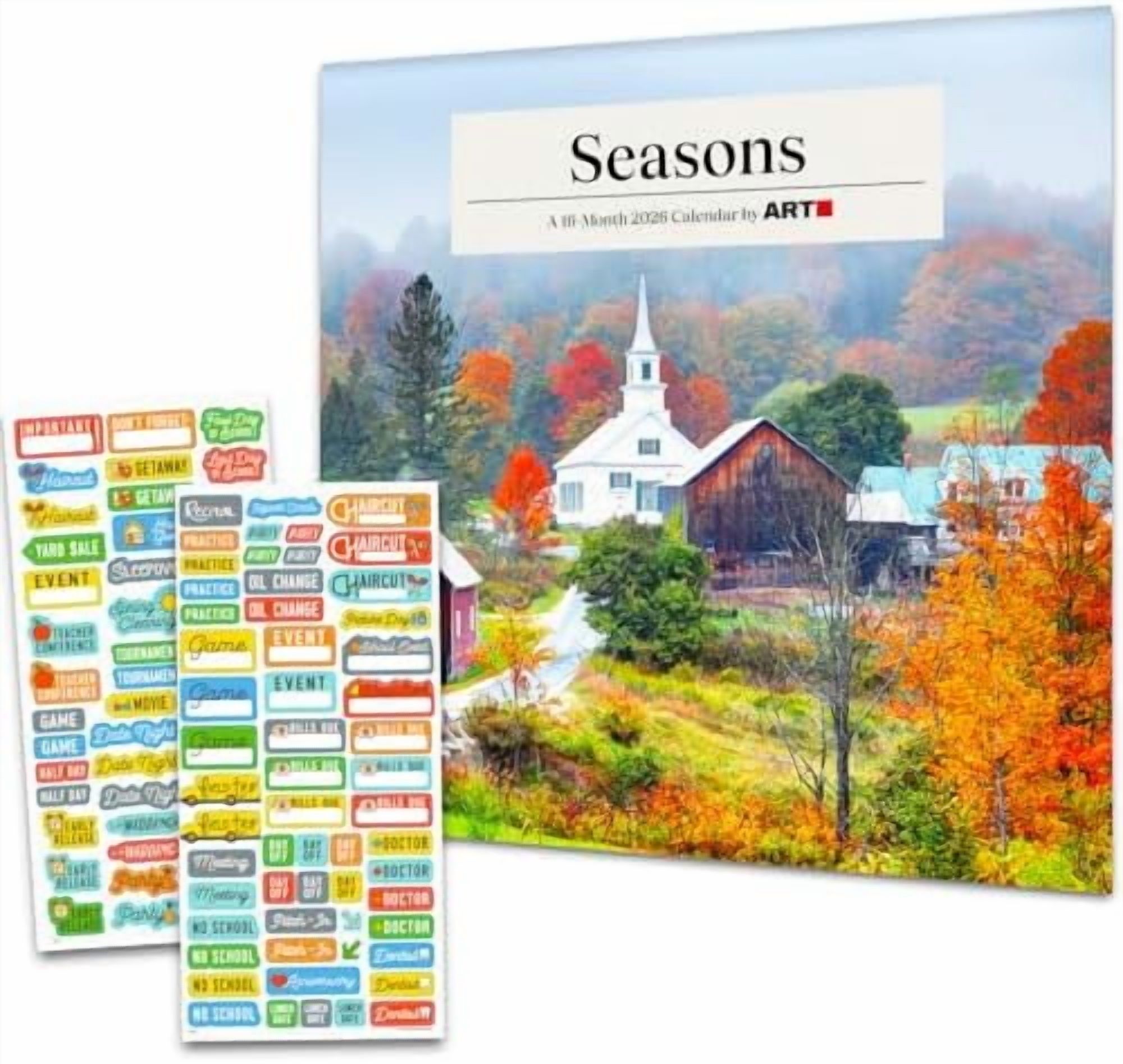 Changing Seasons Calendar 2026 Mini Size - Deluxe 2026 Seasons 7