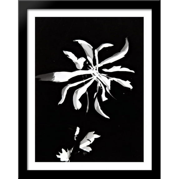Changing patterns 28x36 Large Black Wood Framed Print Art by Laszlo Moholy-Nagy