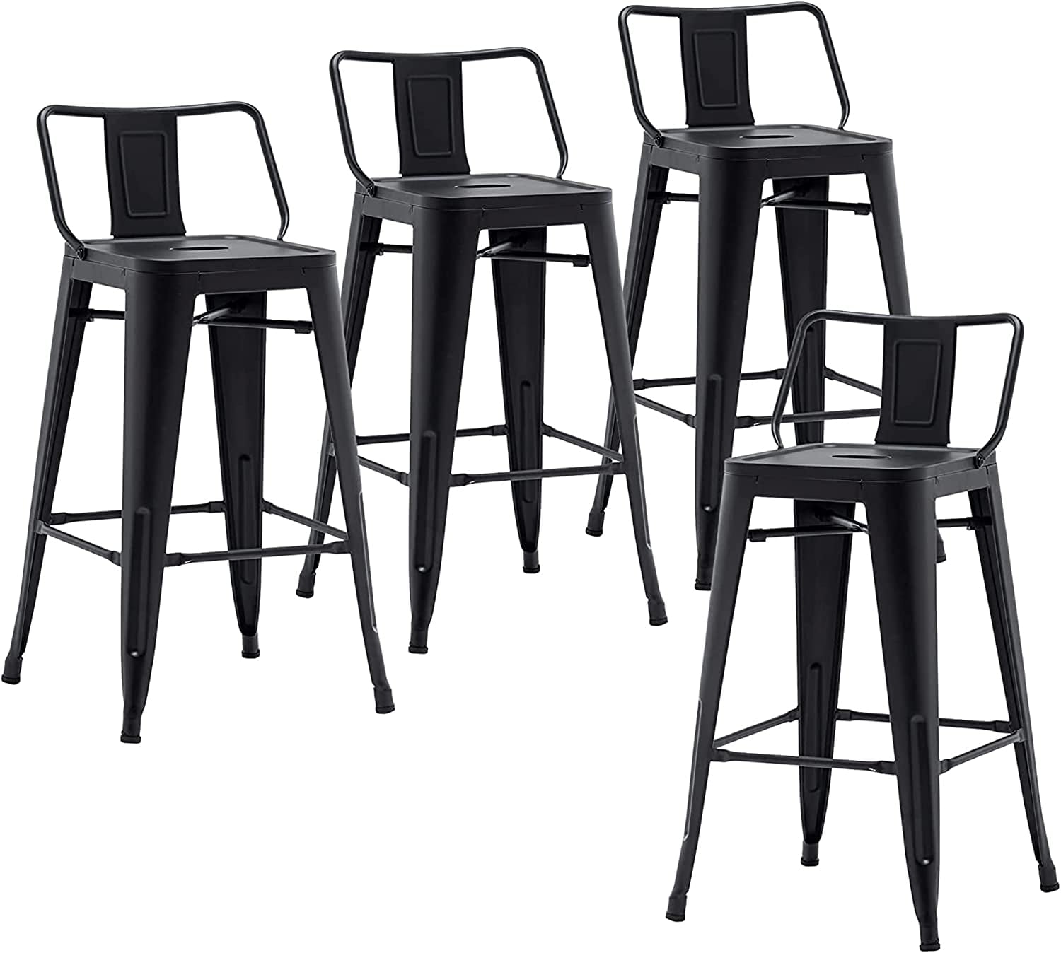 Metal Bar Stools With Backs