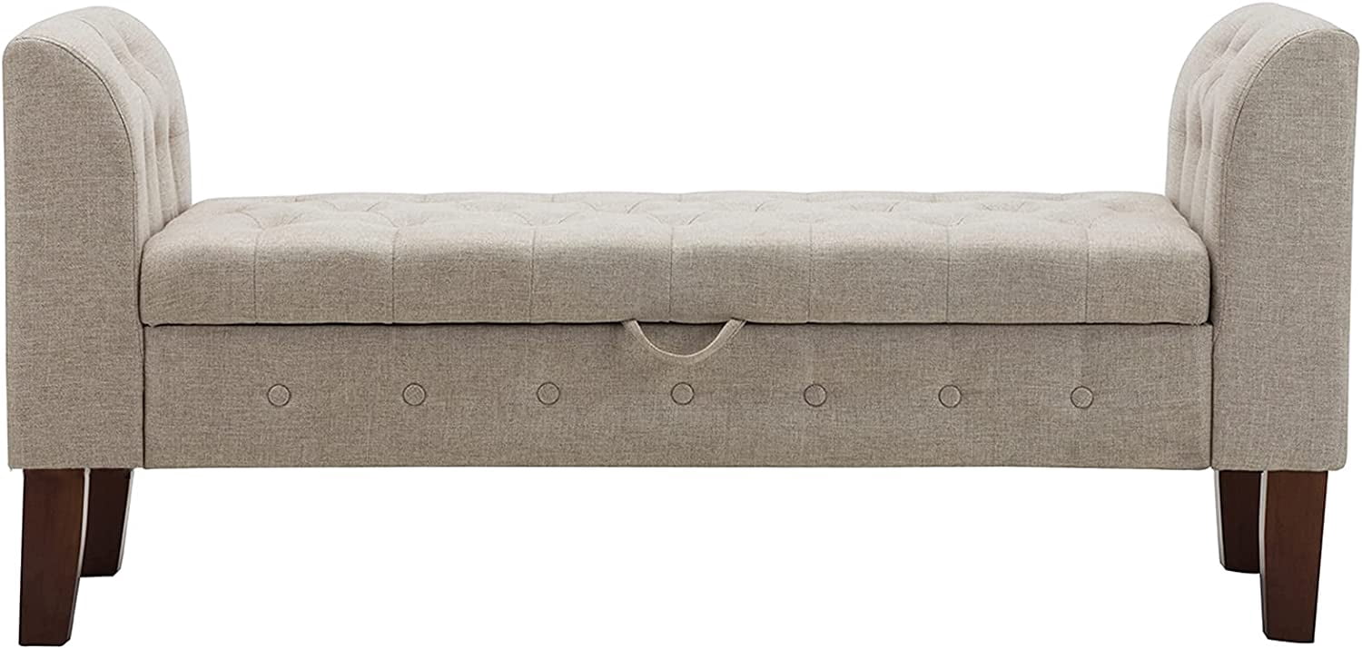 Changjie Furniture Stroage Bench for Bedroom Uphosltered Ottoman Bench ...