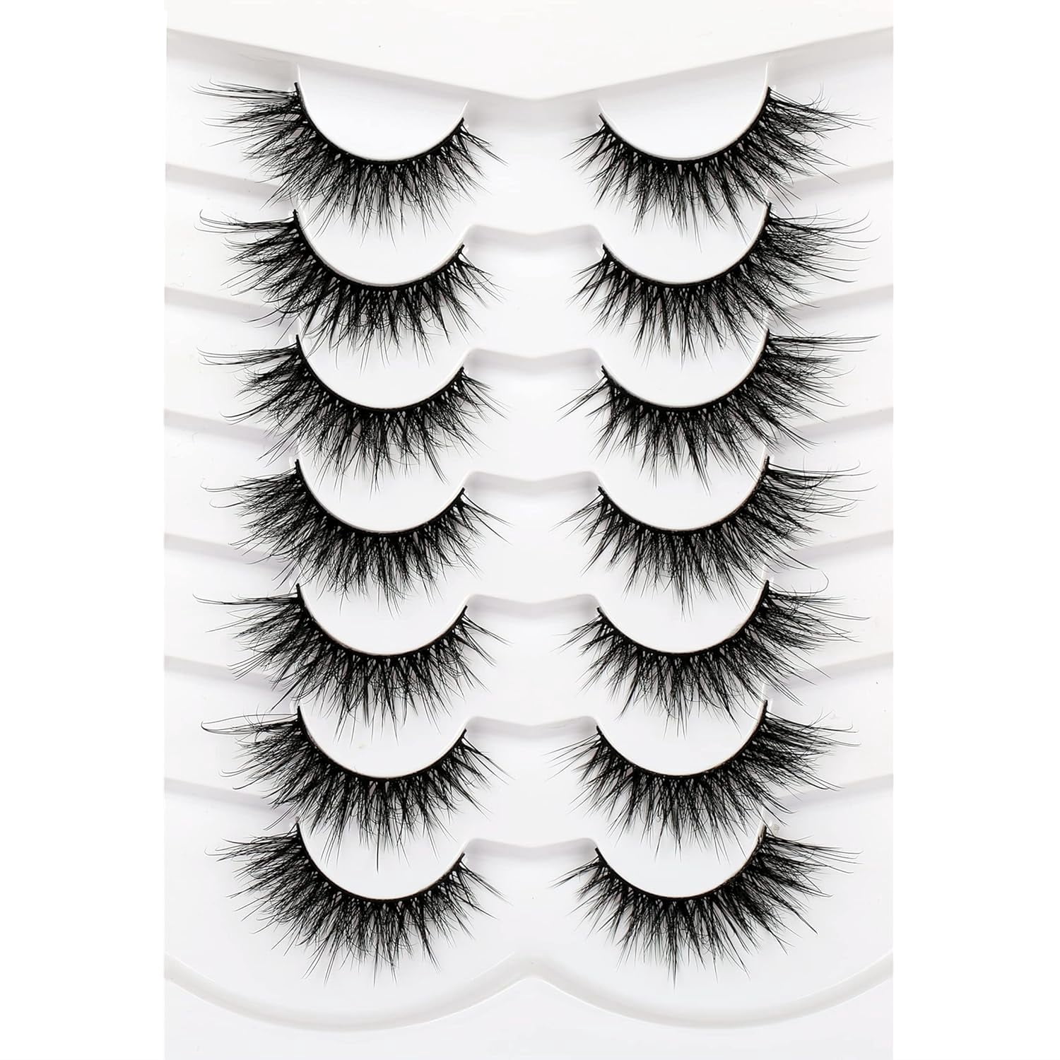 cateyes false lashes: 01 - catwalk – edgars Images... Changmaius False Eyelashes Fluffy Cat Eye Look 8D Crossed Wispy Natural ...