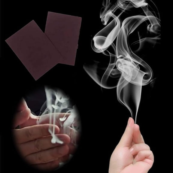 Hell's Smoke Magic Toy with Flash Paper - Create Fingertip Smoke Illusion for Party Tricks, Safe & Easy Magician Prop