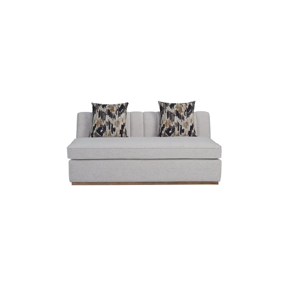Channel Armless Loveseat