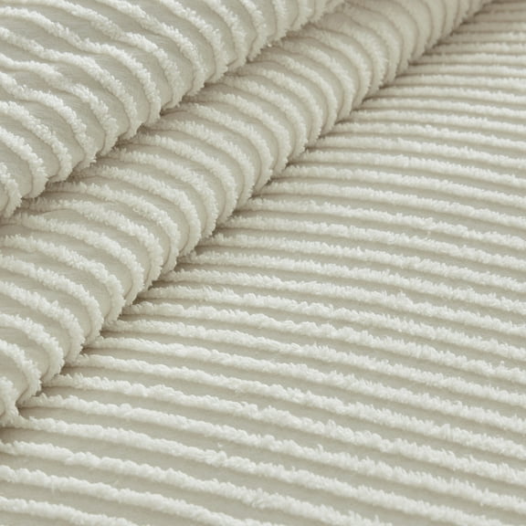 Channel Chenille Bedspread Ivory King