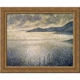 thumbnail image 1 of Channel Coast 24x20 Gold Ornate Wood Framed Canvas Art by Theo van Rysselberghe, 1 of 2