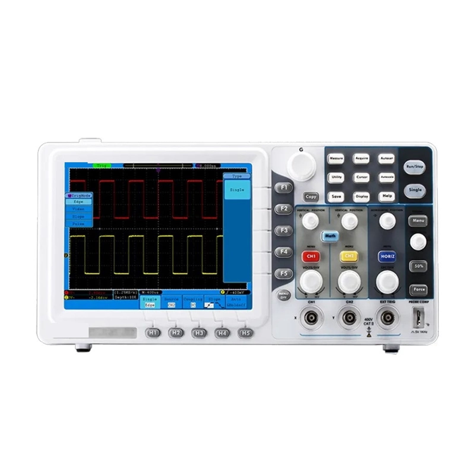 Channel Digital Oscilloscope 30 MHz 250 MSa/s 10K pts 8 bits 800 × 600 LCD Digital Desktop Oscilloscope ,Professional Designed