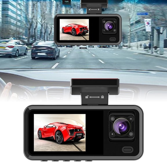 Channel Front And Rear Camera With Night Parking Mode And G-Sensor For Universal Vehicle Fit Car Electronics Accessories
