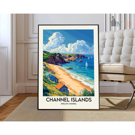 Channel Islands English Channel Poster Unframed Paper Print