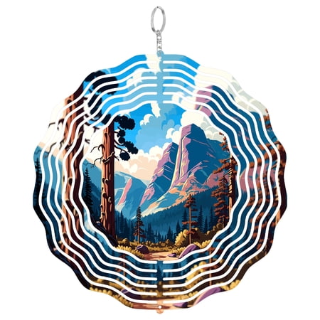 Channel Islands National Park CA 3D Wind Spinner Stainless Steel Hanging Ornament Garden Decor Gift For Diver