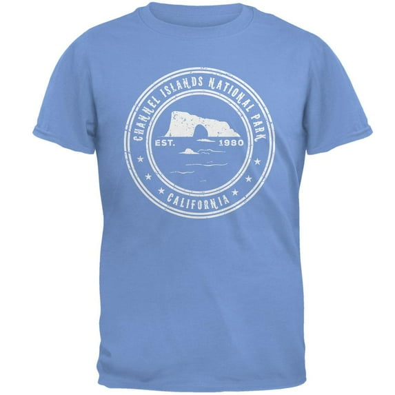 Channel Islands National Park Mens T Shirt Carolina Blue MD