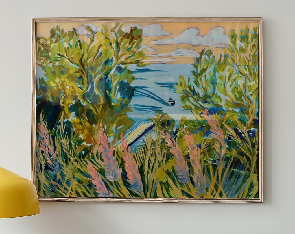 Viaggio Vintage Poster Canadese Pacific Il Grande Laghi Classico - Foto 3