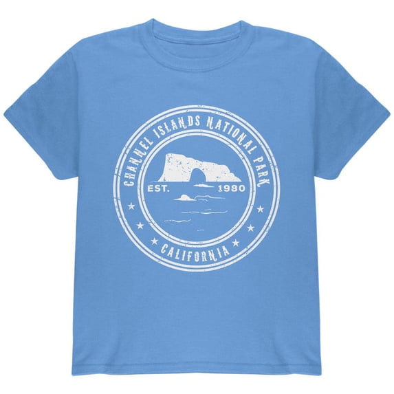 Channel Islands National Park Youth T Shirt Carolina Blue YSM