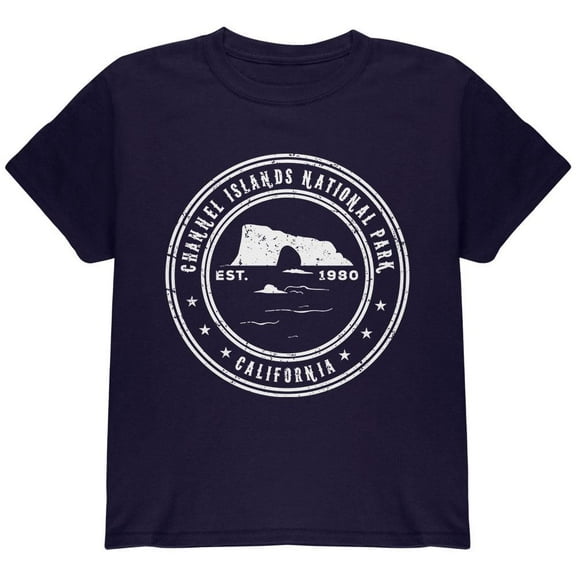 Channel Islands National Park Youth T Shirt Navy YLG