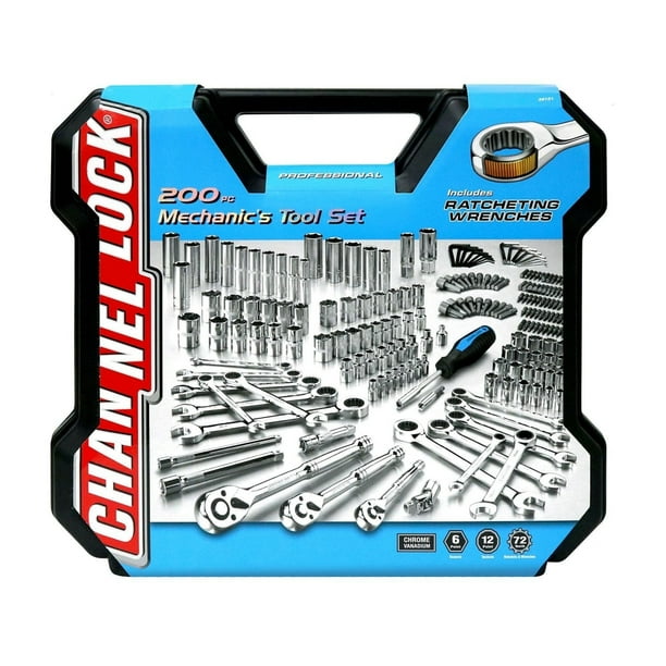 Channel Lock - 200 Piece Professional Mechanics Set with Hand