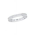 thumbnail image 1 of Channel Set Diamond Eternity Wedding Band in 14K White Gold (1/2 cttw, G-H, I2-I3), 1 of 2
