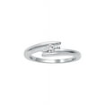 thumbnail image 1 of Channel Set Diamond Promise Ring in 10K White Gold (1/6 cttw, G-H, I2/I3), 1 of 2