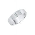 thumbnail image 1 of Channel Set Diamond Wedding Band in 10K White Gold (1/4 cttw, G-H, I2-I3), 1 of 2