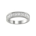 thumbnail image 1 of Channel Set Princess Cut 1 Carat Wedding Ring Band, Promise Ring, Anniversary Gift, 1 of 2