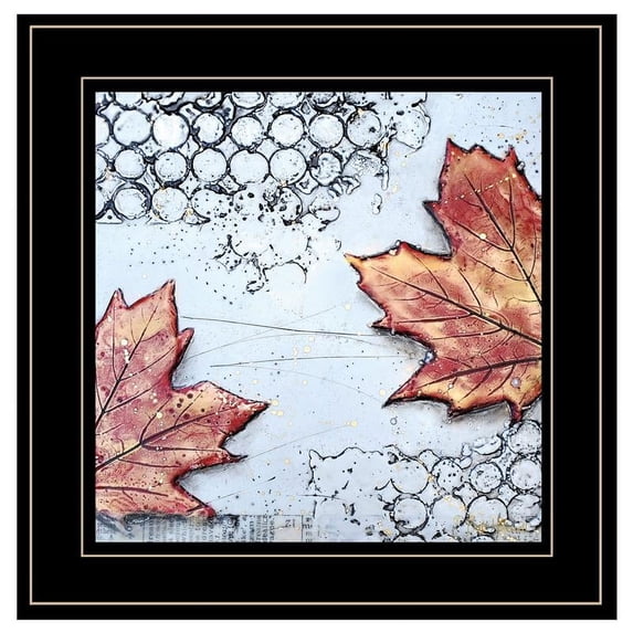 TrendyDecor4U Channeling Fall 3 By Britt Hallowell Framed Print BHAR512-704G