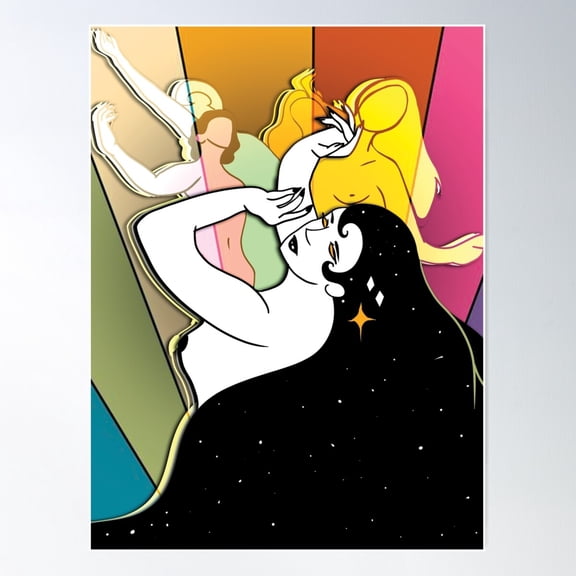 Channeling Poster Wall Art, Modern Wall Decor For Living Room Bedroom, 8x12 UNFRAMED