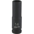 thumbnail image 1 of Channellock 1/2" Drive 14 mm 6-Point Deep Metric Impact Socket, 1 of 2