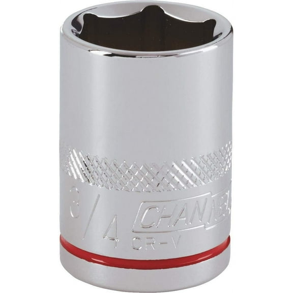 Channellock 1/2" Drive 3/4" 6-Point Shallow Standard Socket