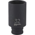 thumbnail image 1 of Channellock 1/2" Drive 32 mm 6-Point Deep Metric Impact Socket, 1 of 2