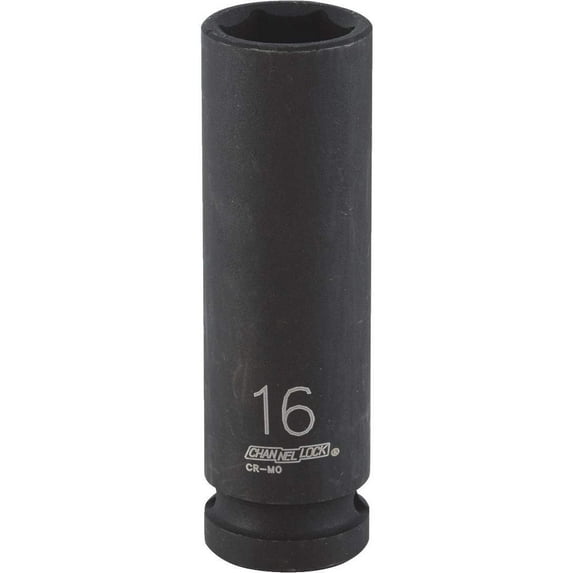 Channellock Impact Socket - 1/2 In. Drive - Steel, Multicolor