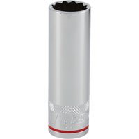 Channellock Triple Square Drive Socket 327248 - Chrome Plated, Deep, Chrome Vanadium Steel - One Size