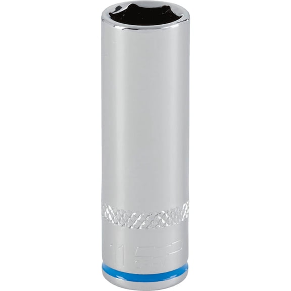 Channellock 1/4" Drive 11 mm 6-Point Deep Metric Socket