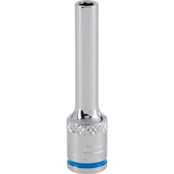 Channellock 1/4" Drive 4 mm 6-Point Deep Metric Socket