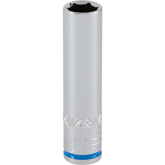 Channellock 1/4" Drive 8 mm 6-Point Deep Metric Socket