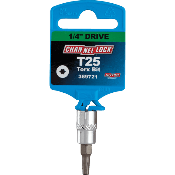 Channellock 1/4 In. Drive Torx Bit Socket - Single Pack Residential Use, Standard Application