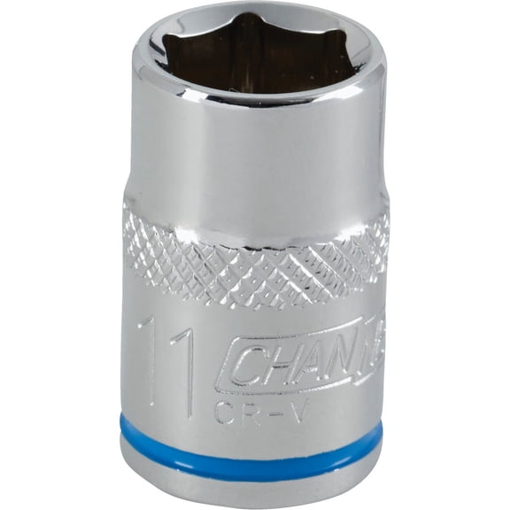 Channellock 3/8" Drive 11 mm 6-Point Shallow Metric Socket
