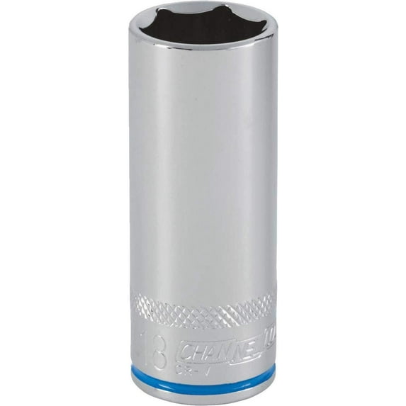 Channellock Triple-Square Drive Socket 389366 - Chrome Vanadium Steel Deep Socket - 3/8 in