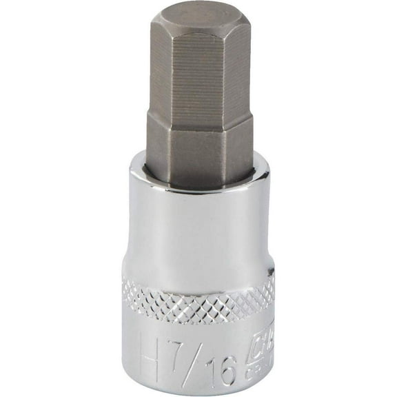Channellock 3/8" Drive 7/16" 6-Point Standard Hex Bit Socket