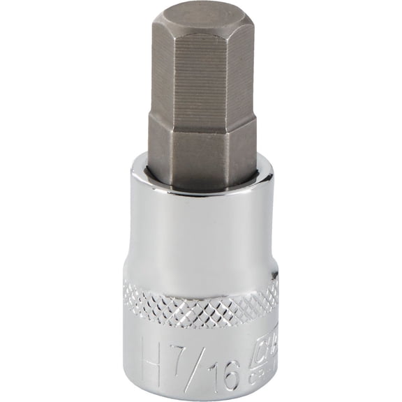 Channellock 3/8" Drive 7/16" 6-Point Standard Hex Bit Socket