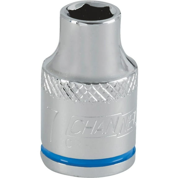 Channellock 3/8" Drive 7 mm 6-Point Shallow Metric Socket